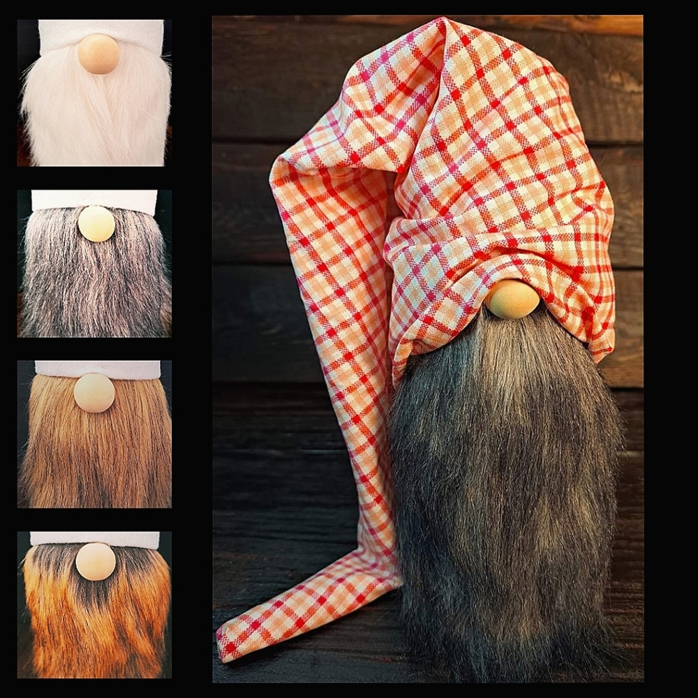 Spring Farmhouse Gnome Hat with Choice of Bearded Gnome Body | Changeable Gnome